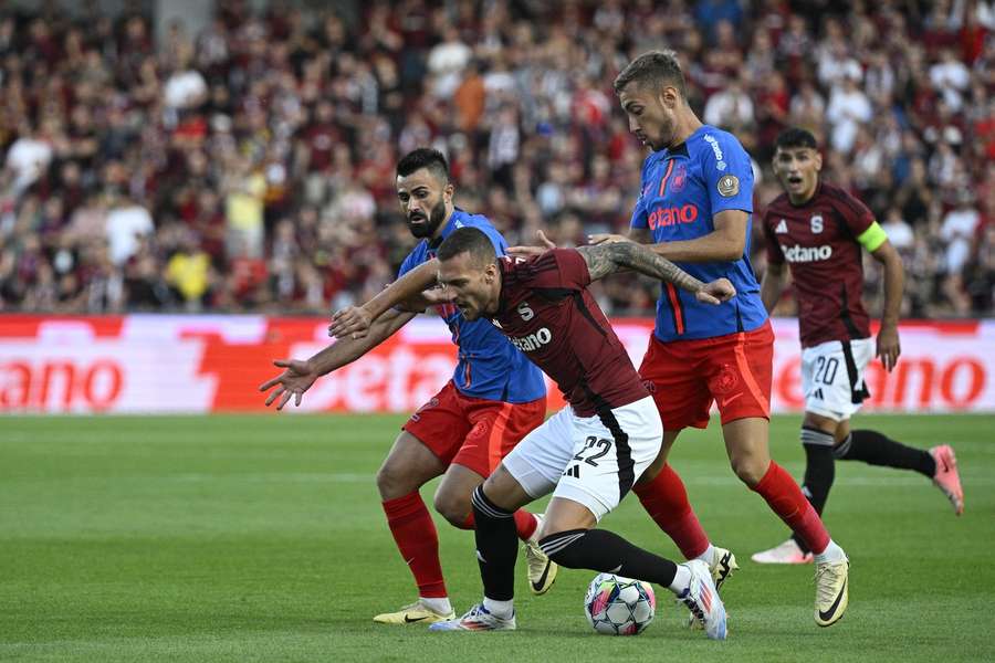 Partida  tur dintre FCSB și Sparta Praga