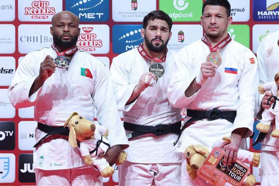 Jorge Fonseca é um dos judocas portuguesas em ação