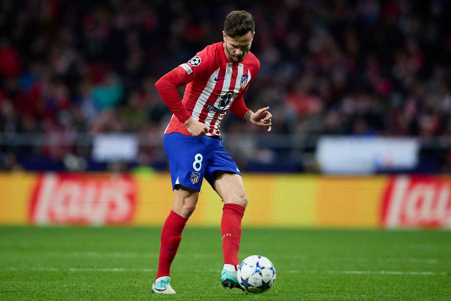Saúl, con el Atleti