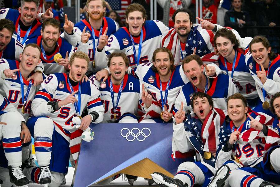 USA Men’s hockey celebrate gold medal at 2026 Winter Olympics USA Men’s hockey celebrate gold medal at 2026 Winter Olympics