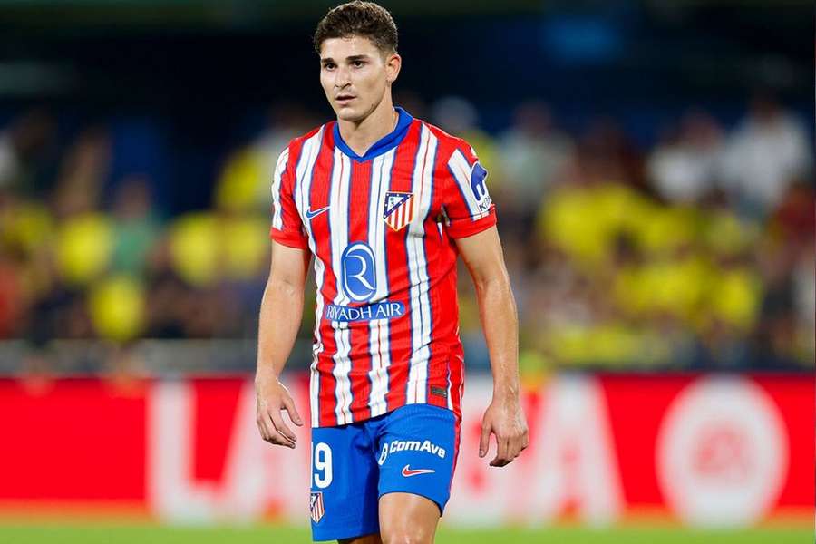 Alvarez ainda não marcou pelo Atlético Madrid