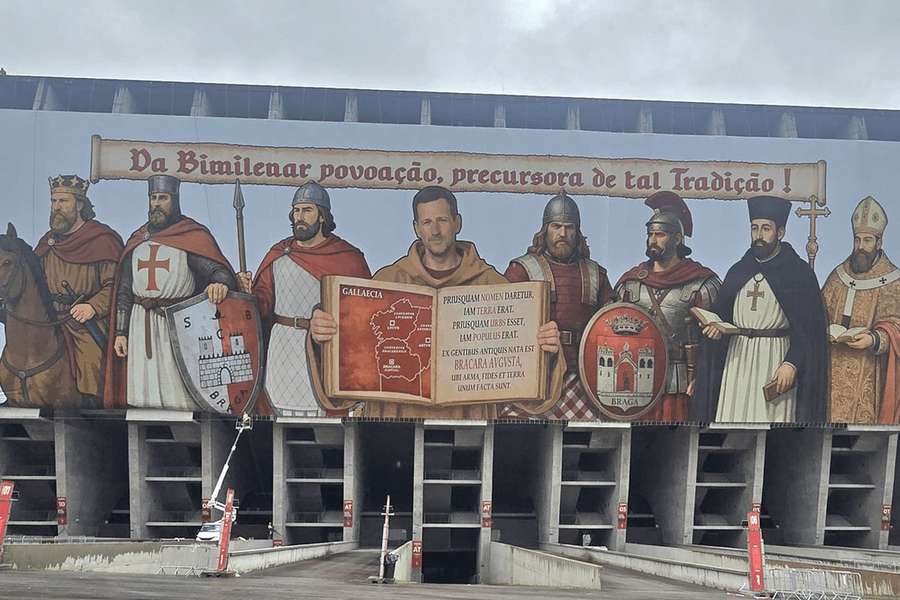 Fachada exterior do Estádio Municipal de Braga