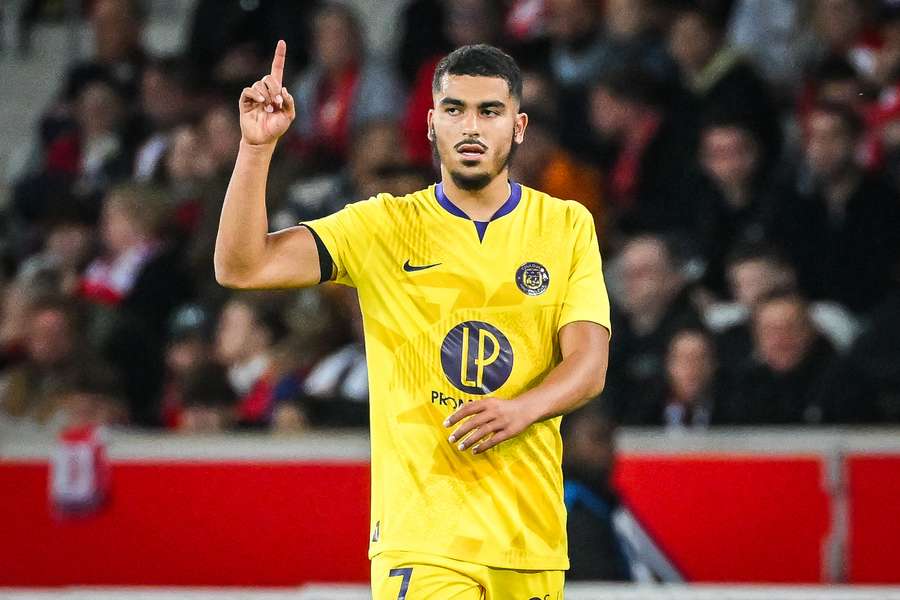 Zakaria Aboukhlal avec Toulouse, la saison dernière.