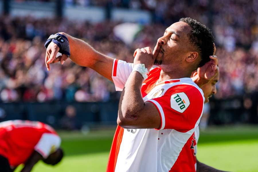 Quinten Timber was vorig seizoen nog trefzeker in de 6-0 Klassiekerzege van Feyenoord