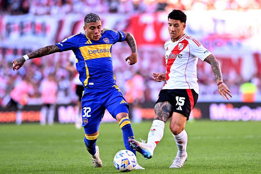 Costa (left) will miss the Club World Cup with Boca Juniors