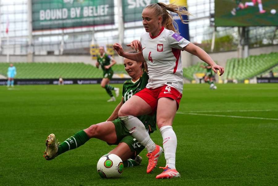 Ujęcie z meczu Irlandia – Polska