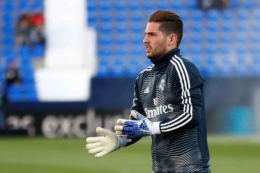 Luca Zidane during his time at Real Madrid Luca Zidane during his time at Real Madrid