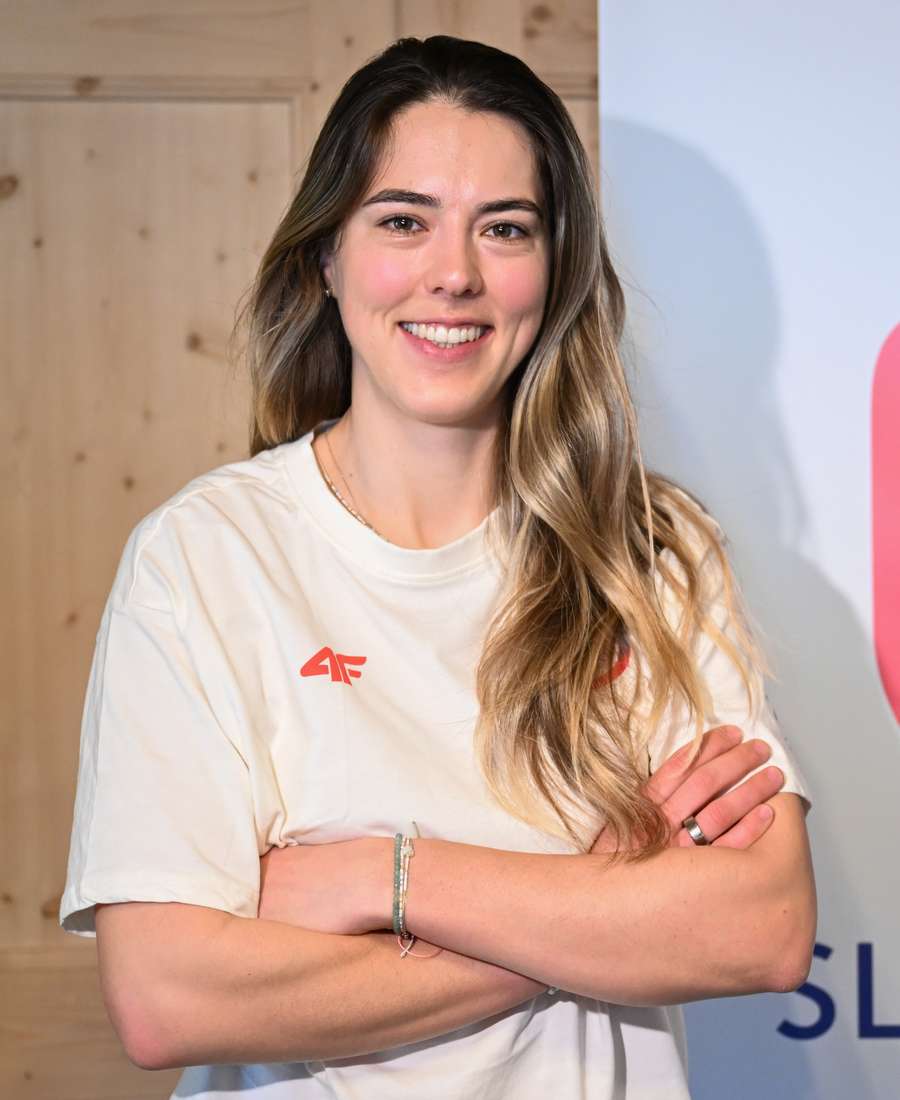 Vlhová během tiskovky.