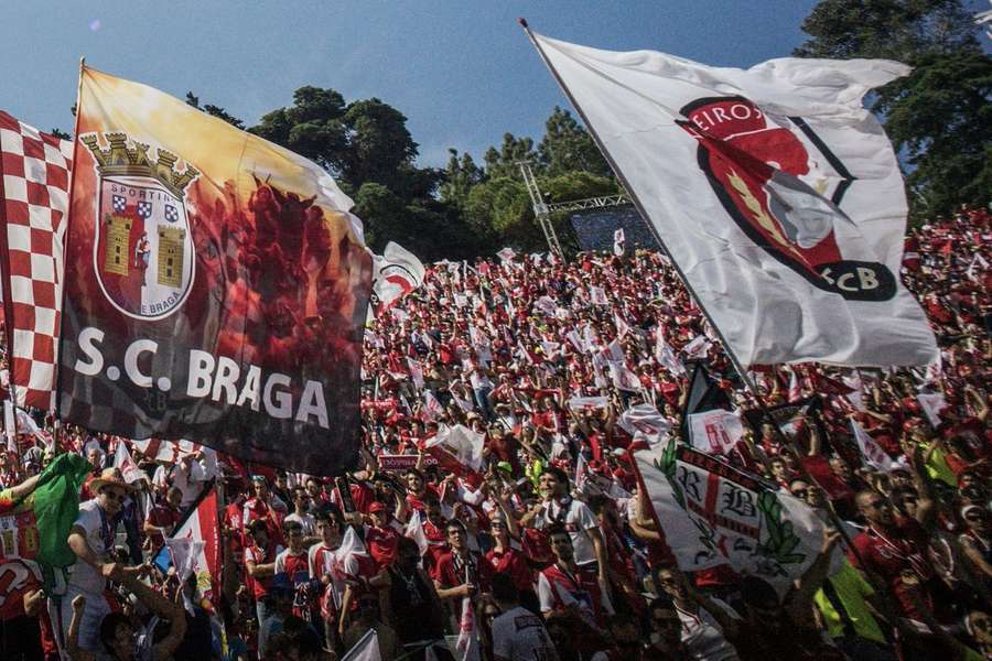 SC Braga fala na "maior moldura humana de sempre" do clube no Jamor