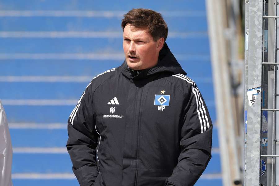 Merlin Polzin beim Training am Mittwoch