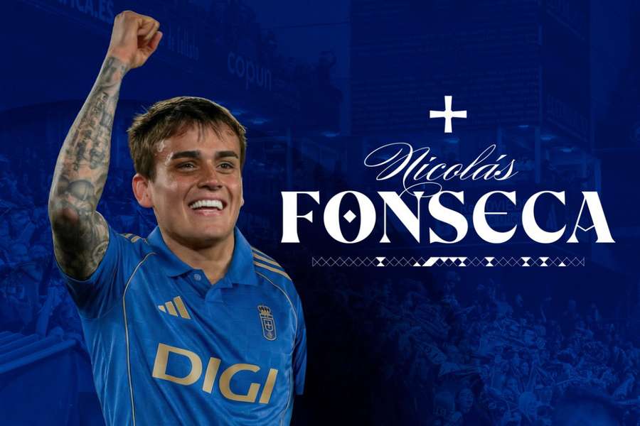 Nico Fonseca jugará en el Real Oviedo hasta final de temporada Nico Fonseca jugará en el Real Oviedo hasta final de temporada