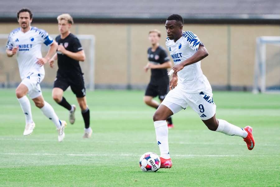 Moukoko bei seiner Testspiel-Premiere für den FC Kopenhagen