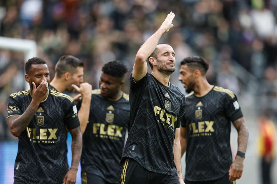 O festejo emocionado de Chiellini na MLS