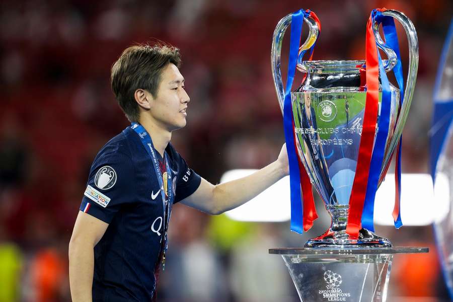 Lee Kang-in vyhral Ligu majstrov s PSG. Lee Kang-in vyhral Ligu majstrov s PSG.