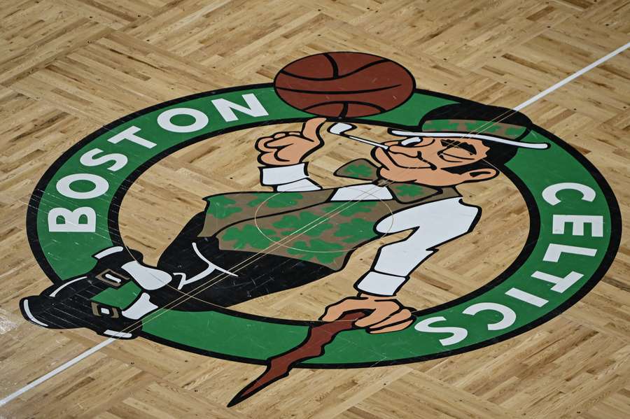 Boston Celtics centre court logo (2024)