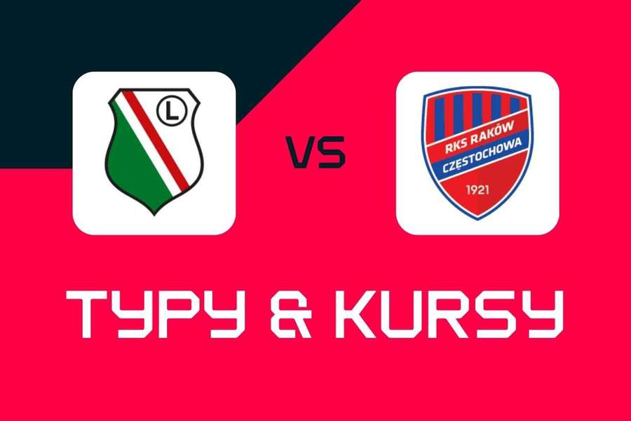 Legia Warszawa - Raków Częstochowa: Typy bukmacherskie, najlepsze kursy i zakłady (Ekstraklasa) Legia Warszawa - Raków Częstochowa: Typy bukmacherskie, najlepsze kursy i zakłady (Ekstraklasa)