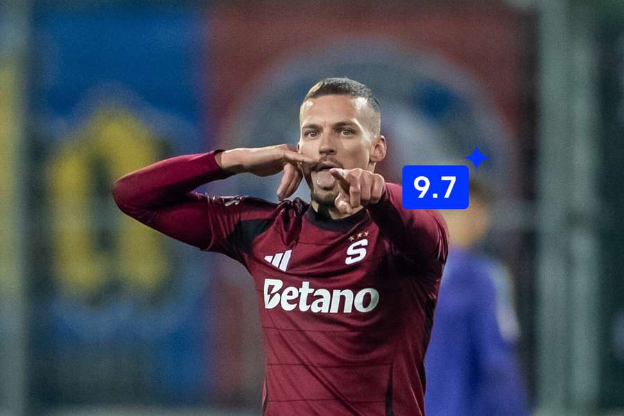 Haraslín sa blysol trojgólovým predstavením.