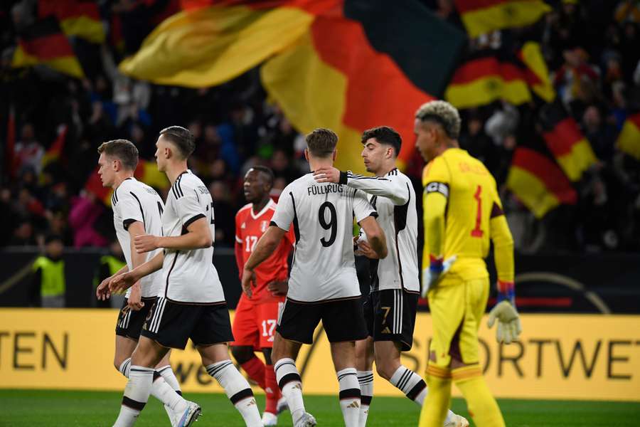 Die DFB-Elf hatte gegen Peru den Support der Fans im Rücken.
