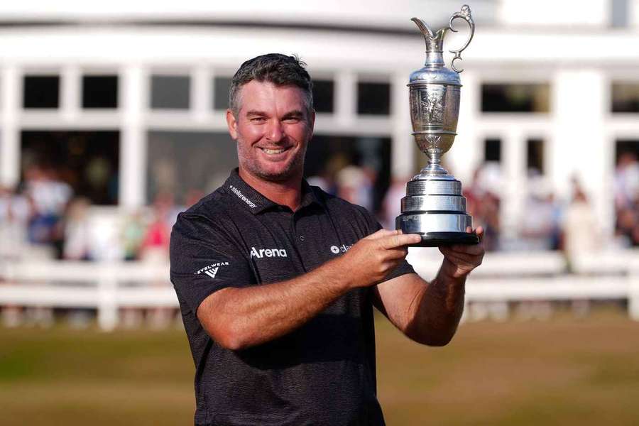 Ryan Fox, con el trofeo del British Open