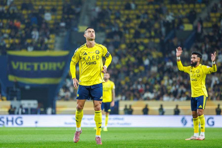 Cristiano Ronaldo apontou os dois golos do Al Nassr Cristiano Ronaldo apontou os dois golos do Al Nassr