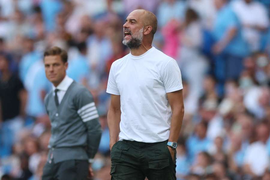 It's too early to make plans for the future after two games, says Guardiola