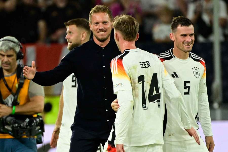 Julian Nagelsmann na afloop van het UEFA Nations League-duel tussen Duitsland en Hongarije