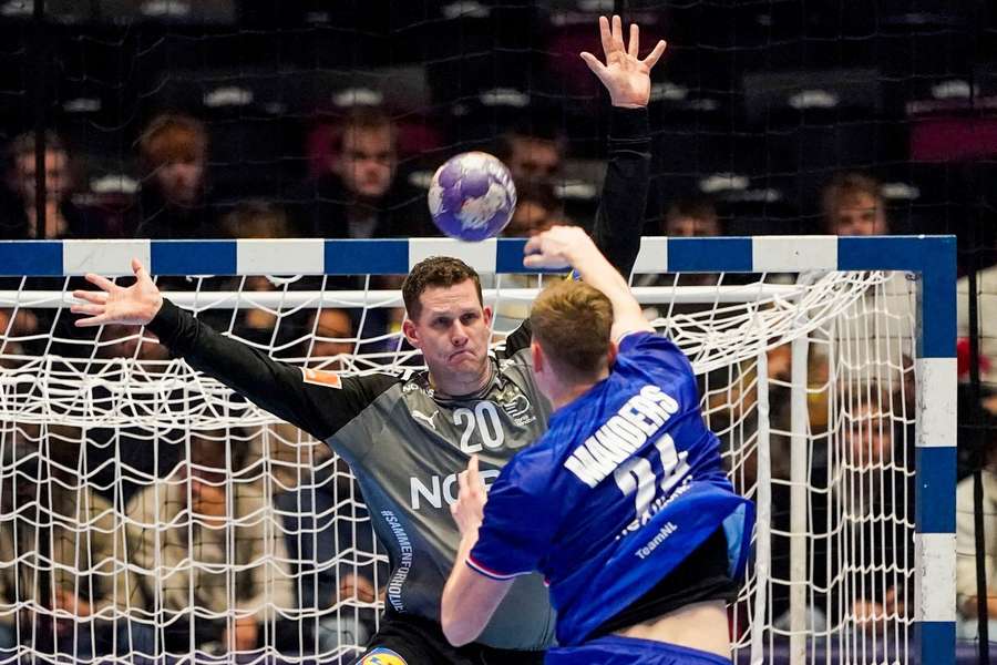 Kevin Moller had an outstanding afternoon for Flensburg Kevin Moller had an outstanding afternoon for Flensburg