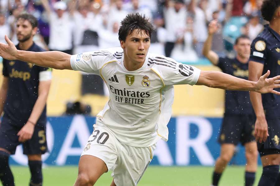 Gonzalo García fez o gol da vitória do Real Madrid