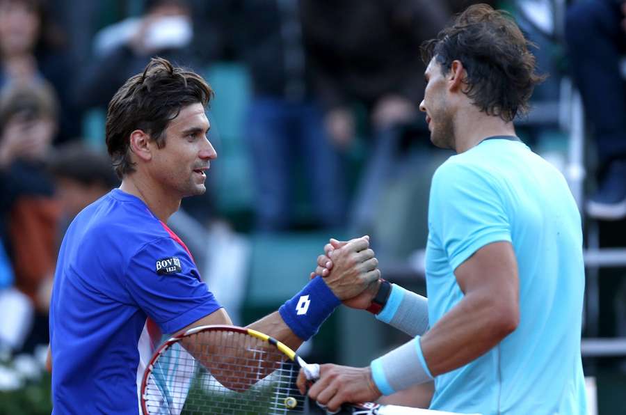 Rafael Nadal byl pro Ferrera těžkým soupeřem.