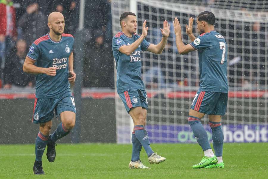 Oussama Idrissi scoorde in september bij de heenwedstrijd, maar Feyenoord verloor met 4-3 in Eindhoven