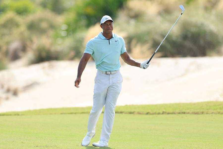 Tiger Woods, feliz en Bahamas.
