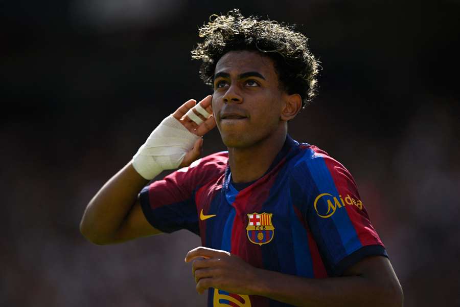 Lamine Yamal a deschis scorul pentru Barcelona Lamine Yamal a deschis scorul pentru Barcelona
