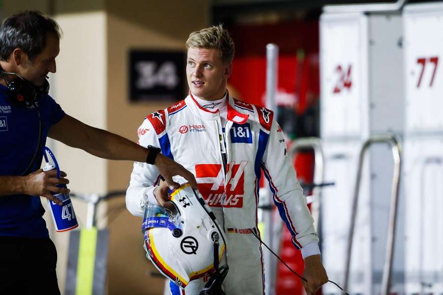 Mick Schumacher avant sa dernière course avec Haas à la mi-novembre 2022.