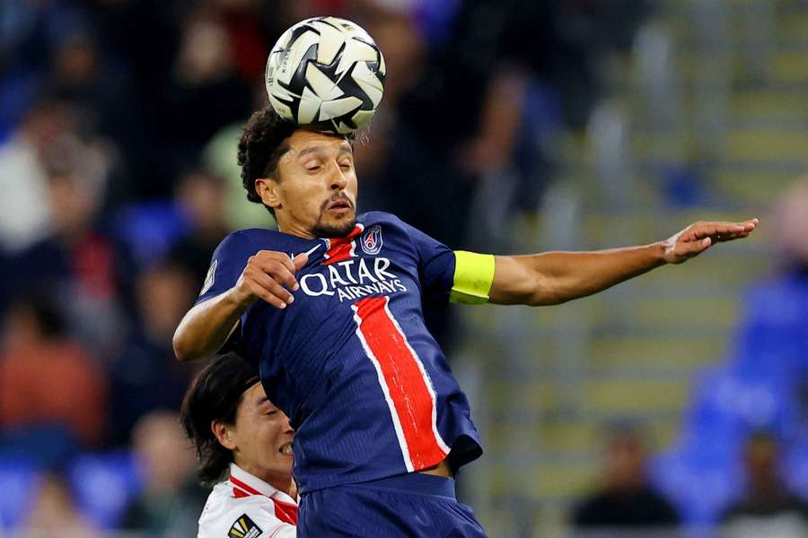 Marquinhos has played in 13 of PSG's 16 league matches