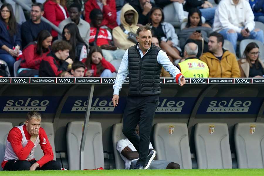 Carlos Carvalhal, treinador do SC Braga