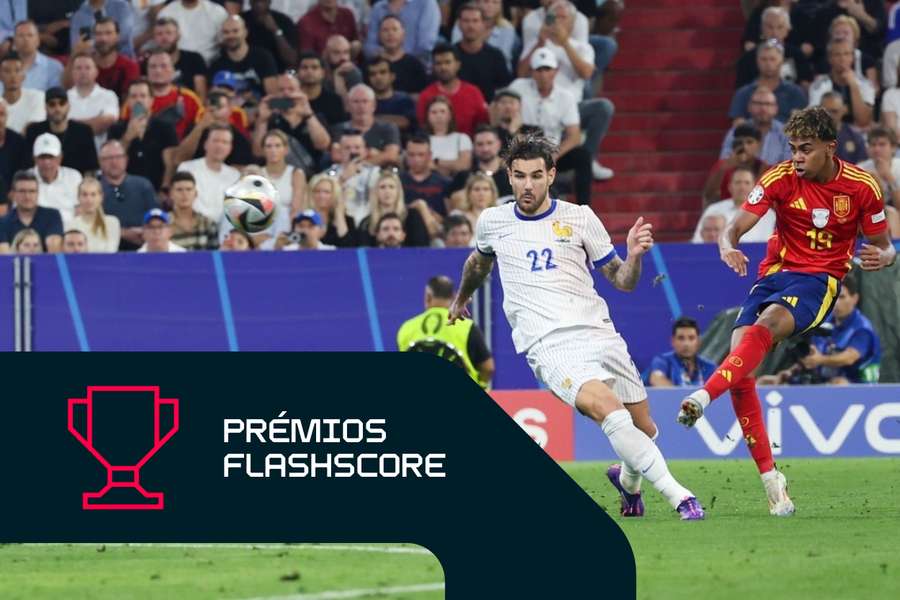 Lamine Yamal marcou o Golo do Ano na meia-final do Campeonato da Europa entre a Espanha e a França