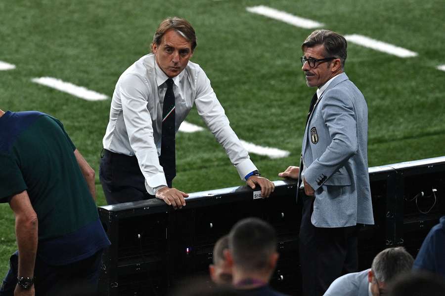 Roberto Mancini e Alberico Evani