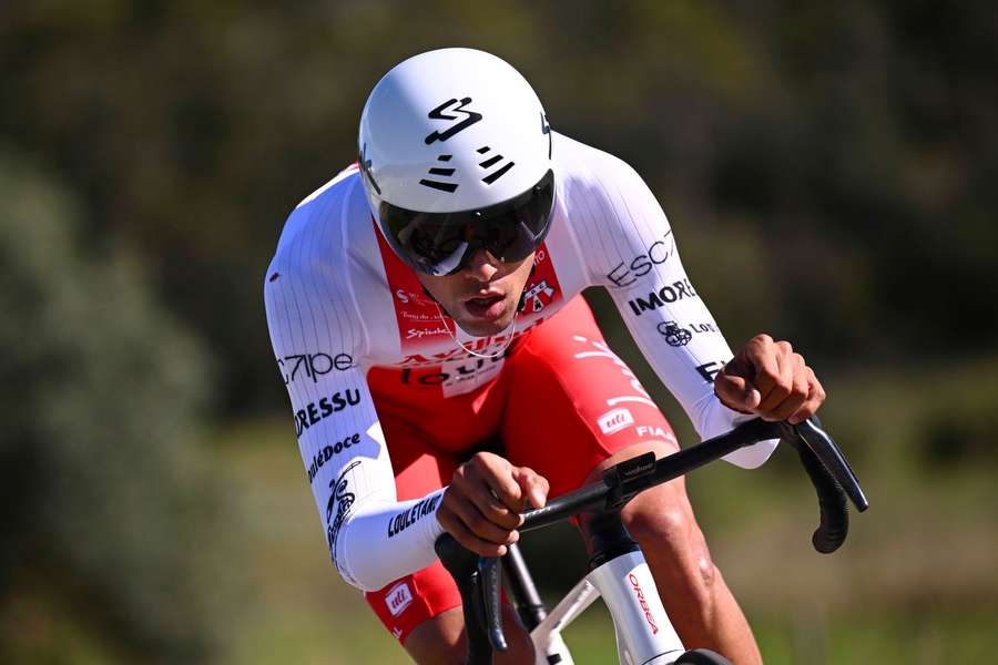 Ciclista argentino Tomas Contte