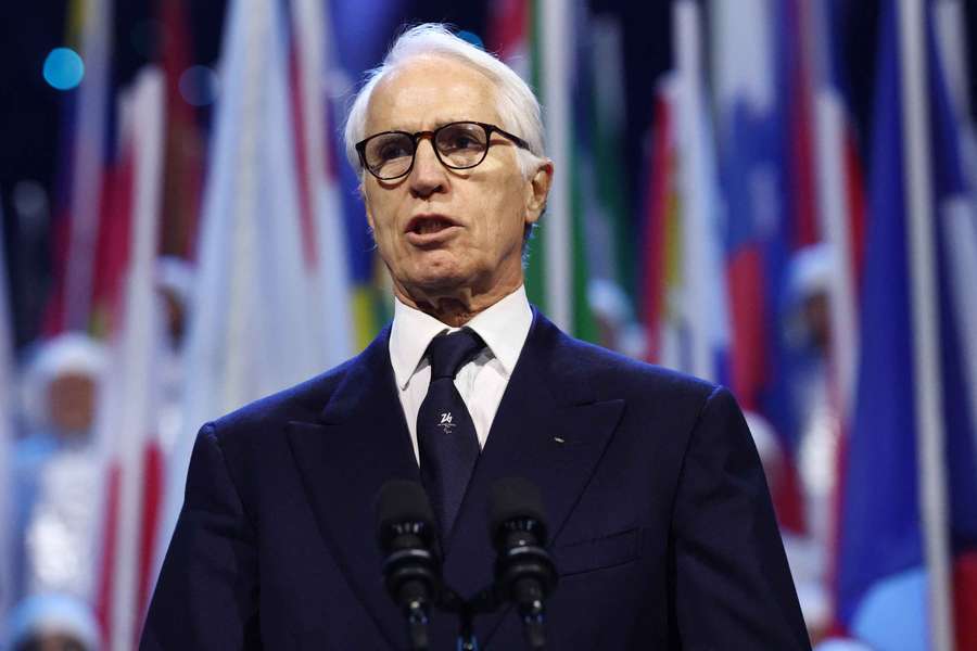 Giovanni Malagò durante la cerimonia d'apertura