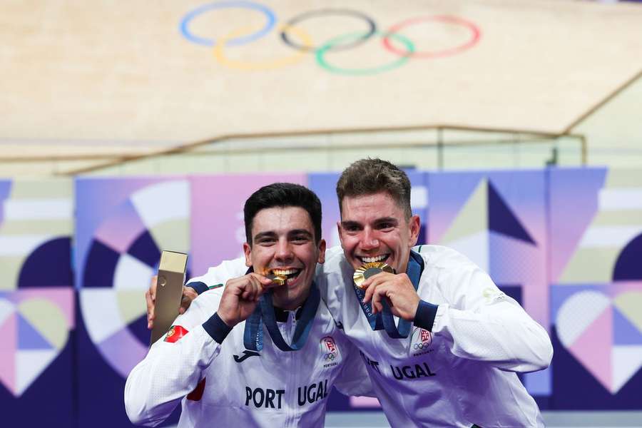 Rui Oliveira conquistou medalha de ouro ao lado de Iúri Leitão