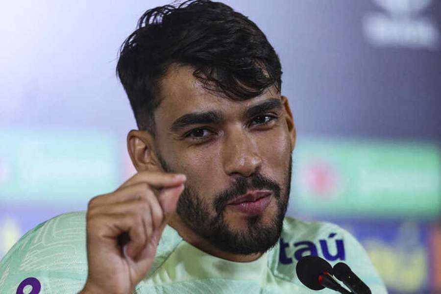 Lucas Paquetá fez a antevisão ao jogo com o Senegal, no Estádio José Alvalade