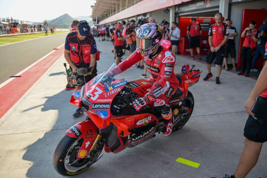 Enea Bastianini estabeleceu um novo recorde no circuito de Mandalika, com o tempo de 1.29,630 minutos