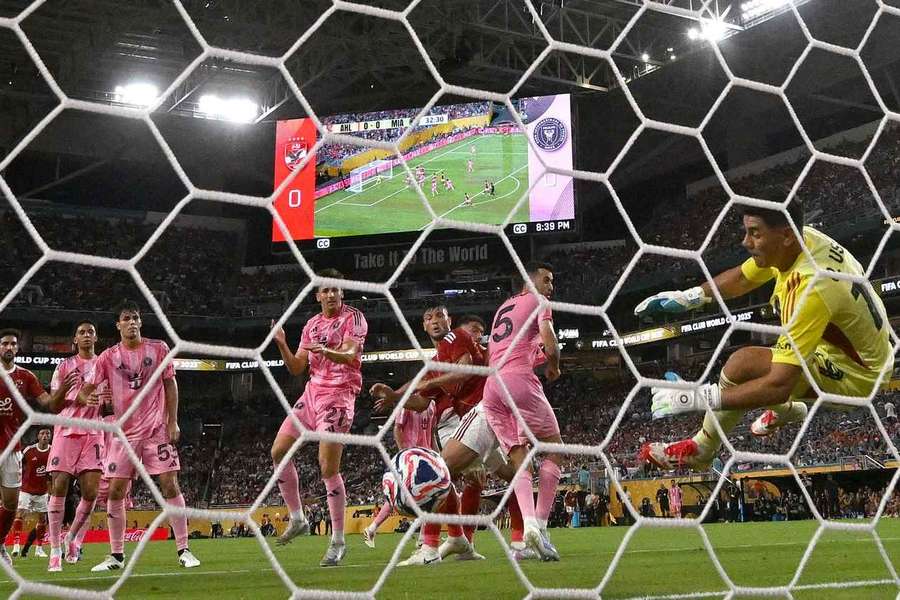 Inter Miami goalkeeper Oscar Ustari made several key saves