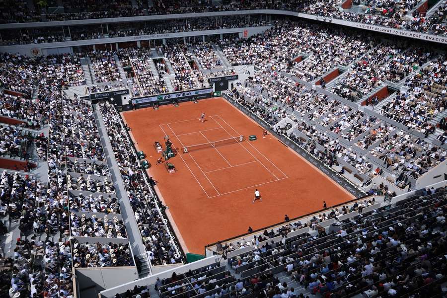 The French Open is played on a clay court