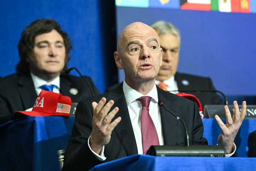 Infantino à Washington jeudi.