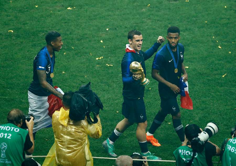 Griezmann, Lemar e Kimpembe