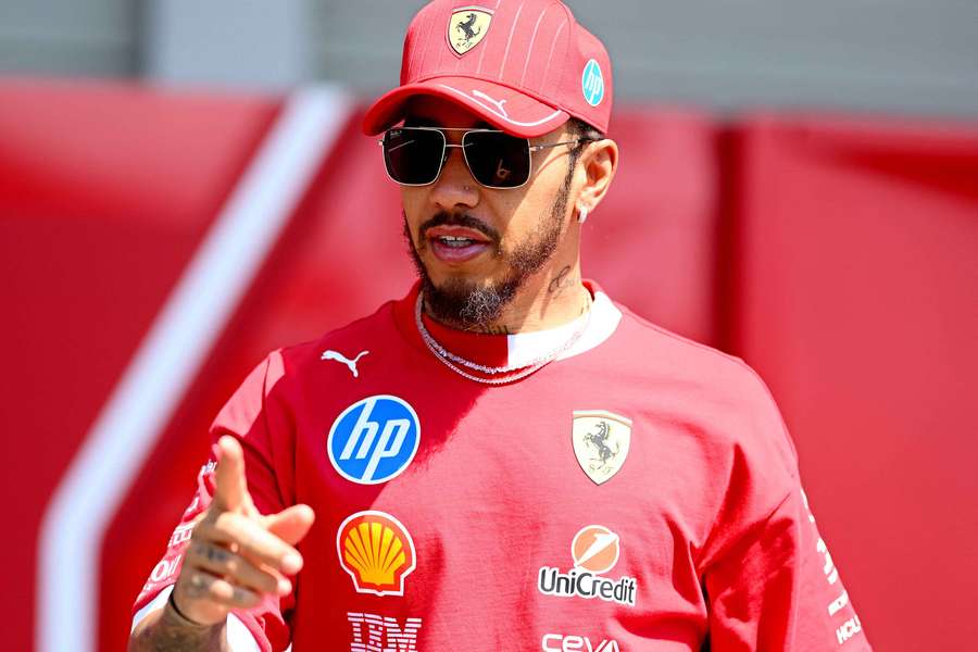 Hamilton, con Ferrari