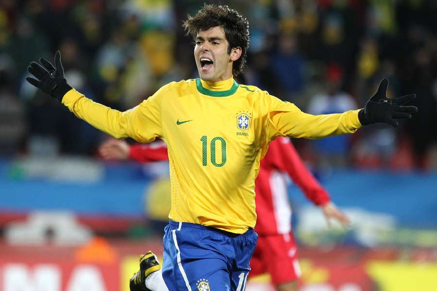 Kaká disputó tres Mundiales con Brasil