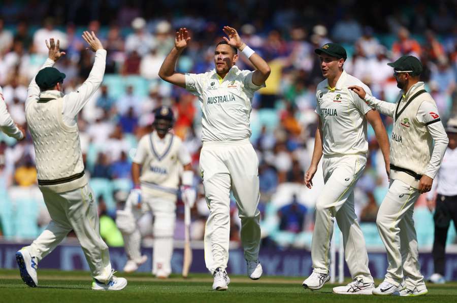 Scott Boland took a wicket with the second ball of the day