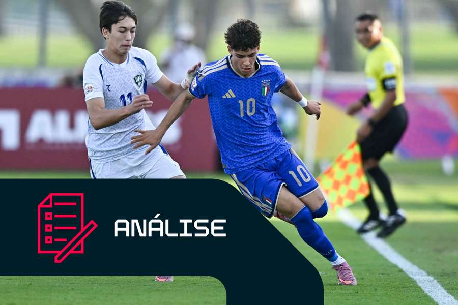 Samuele Inacio com a seleção sub-17